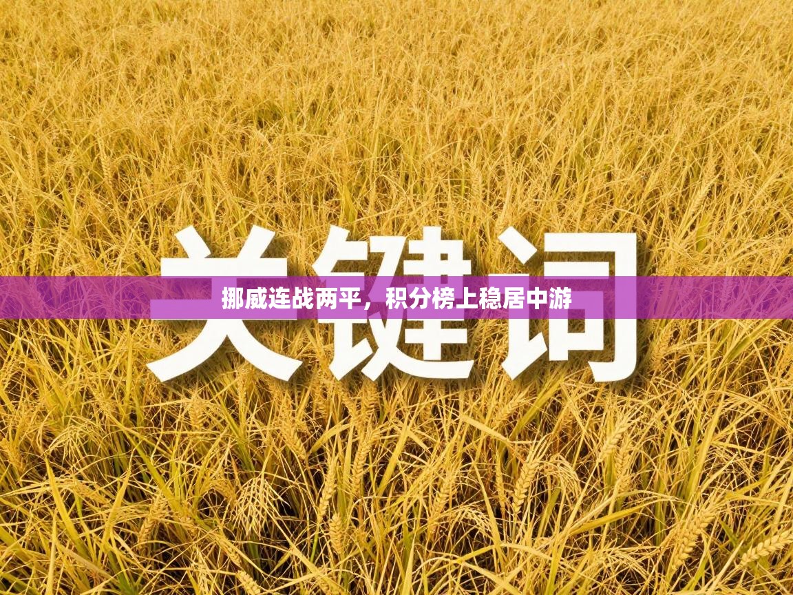 挪威连战两平，积分榜上稳居中游