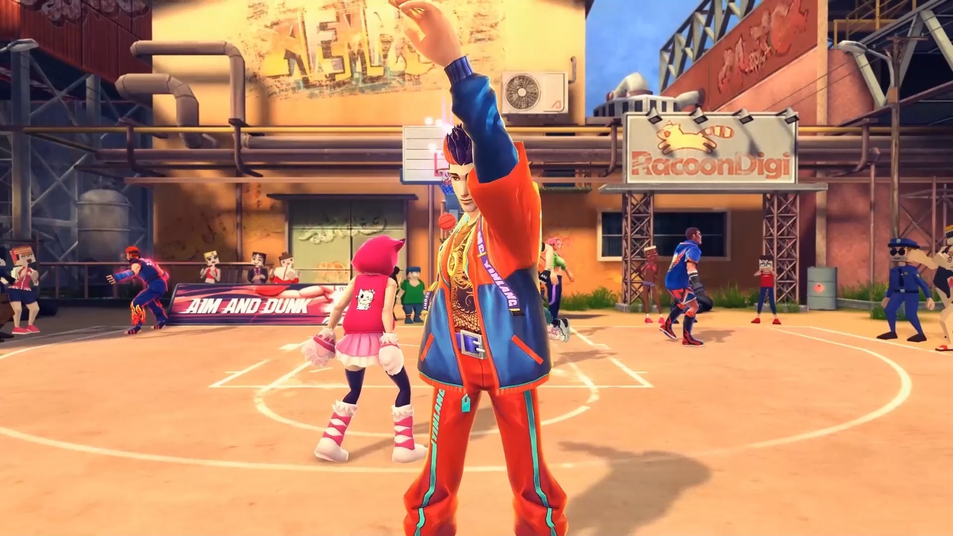 包含挑战极限的篮球比拼真够劲！的词条