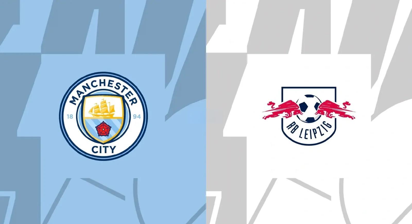 包含曼城与RB莱比锡激战，胜者将占据上风的词条